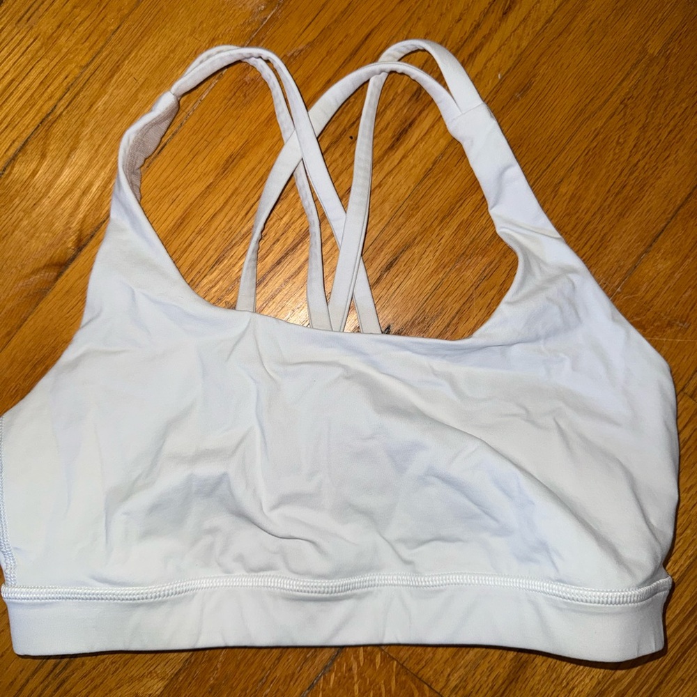 Lululemon Athletica White Sports Bra
